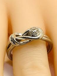 sterling silver 925 diamond ring size 6.5 | eBay