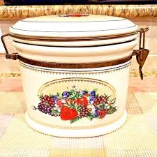 Knotts Berry Farm | Kitchen | Knotts Berry Farm Oval Ceramic Cookie Storage Canister Wattached Hinged Lid | Poshmark