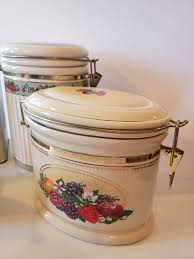 Knotts Berry Farm Tin Canister Set Vtg Fruit/ Shortbread Cookies | eBay