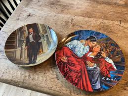 8 Gone with the Wind Collector Plates Knowles & Bonus plate ...
