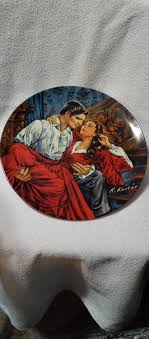 Vintage Scarlett and Rhett "the Finale" Collector Plate ...