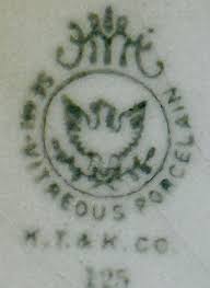 Antique Vintage K T & K CO Vitreous Porcelain Ceramic Bedpan ...