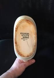 Vintage KNOWLES UTILITY WARE Water Pitcher Jug w Ice Lip ...