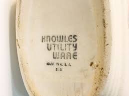 Vintage Knowles Utilityware USA Fruit Detail Pitcher | eBay