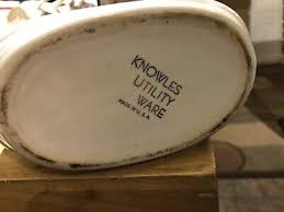 VINTAGE 1930'S ART DECO KNOWLES UTILITY WARE PITCHER - USA ...