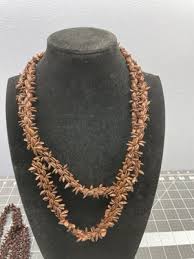Lot Of 4 Vintage Costume Seed And Earth Tone Bead Necklace | eBay