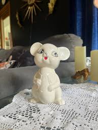 Ceramic Mouse Figurine - Etsy