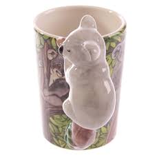 Puckator Koala Ceramic Shaped Handle Mug, Coffee Hot Drinks, Decorative Gift Box, Home Kitchen Height 13.5cm Width 13.5cm Depth 8cm : Amazon.com.au: Kitchen & Dining