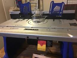 Kobalt Router table and bits for Sale in Byron, GA - OfferUp