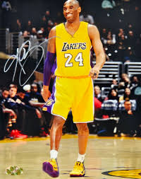 Kobe Bryant Autographed Los Angeles Lakers 8x10 Photo Framed