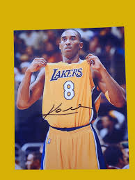 Kobe Bryant Nice 8x10 Autographed Photo - Etsy Sweden