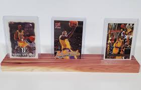 Natural Wood Trading Card Display Stand: Sports & Game ...
