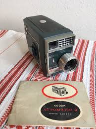 VINTAGE Kodak Automatic 8 Film Movie Camera w/ instruction ...