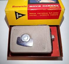 Vintage KODAK BROWNIE 8MM Movie Camera Model 2 with Box No 78 WINDS Runs | eBay
