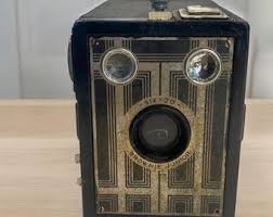 1930s Kodak Brownie Junior 16 Camera-vintage Kodak Camera-deco Camera-vintage Box Camera-display Camera-old Camera-art Deco Camera - Etsy