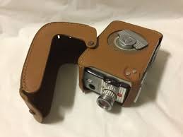 Kodak Vintage 1950's Brownie 8mm Movie Camera Cine Ektanon Lens Leather Case | eBay