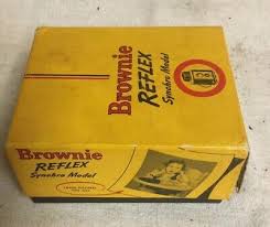 Vintage Brownie Reflex Synchro Model Camera-Original Box & Instructions | eBay UK