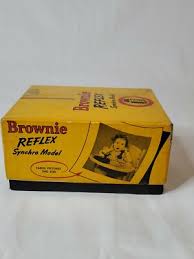 Vtg Retro KODAK Brownie Reflex Synchro Model Camera w/Box Collectible Camera | eBay