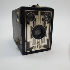 Antique Kodak Brownie Box Camera six 16 Art Deco Front | eBay