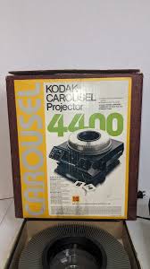 KODAK Carousel 4400 Slide Projector GREAT W Box, Remote, 140 ...