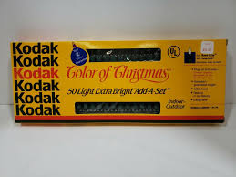 Vintage New NOS Kodak Color of Christmas Lights 50 Extra ...