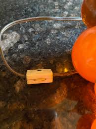 Lucite Grape Table Lamp With Driftwood Stem, Amber, Deep ...