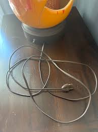 1970s Lava Glaze Double Lamp in Style of Honi Chilo | Chairish