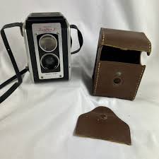 VINTAGE KODAK DUAFLEX II CAMERA With Original Brown Field ...