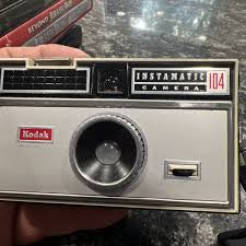 Vintage 1960's Kodak Instamatic 104 Color Outfit Camera with Strap - Untested | eBay
