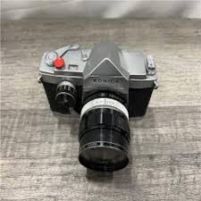 AS-IS Konica Autorex Full & Half Frame Film Camera + 52mm f1.8 Lens From