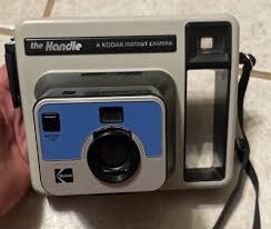 Vintage KODAK The Handle Instant Camera Polaroid Made In USA No Battery | eBay