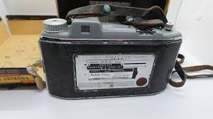 Vintage Eastman Kodak Tourist Camera and Box & Strap ...