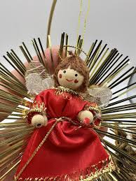 Vintage Angel Christmas Ornaments Lot Foil | eBay