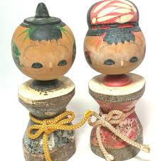 20210403-8, Kokeshi, Japanese vintage wooden doll, Preowned ...