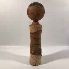 13.5 in Kokeshi Doll birch Hand paint Traditional Woodcarving Japanese Art Japan | eBay Australia