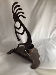 KOKOPELLI Metal Art Flute-wielding Fertility God tealight ...