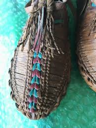 Vintage New and Unused Pre-War Leather Polynesian Moccasins ...