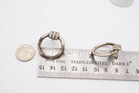 Vintage Sterling Silver 925 Rhinestone Earrings L8 | eBay