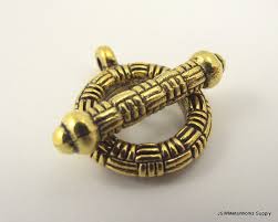 2 Golden Basket Weave Pewter Toggle Clasp, Large Gold Pewter Toggle Clasp, Necklace or Bracelet Toggle Clasp Closure - Etsy UK