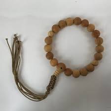 Japanese Buddhist Prayer Bracelet Vtg Rosary Juzu Brown Natural Wood B | Online Shop | Authentic Japan Antiques