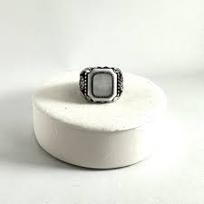 Handmade Sterling Silver Men's Ring: Double Headed Eagle ...