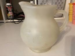 Vintage Kool Aid Plastic Pitcher With Smiling Face 2 Quart Opaque White OH YEAH! | eBay