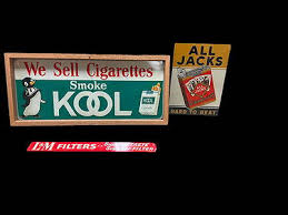 l & M Filters" Cigarette Sign
