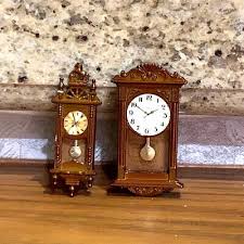 Dollhouse Miniature 1/12 Scale Furniture Wall Clock Doll House Home Accessories | eBay