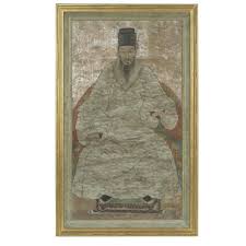 Sold at Auction: 2 Antique Korean Ancestor Large Format ...