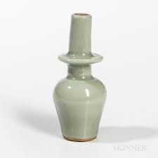 Sold at auction Miniature Longquan Celadon-glazed Temple Vase Auction Number 3212B Lot Number 57 | Skinner Auctioneers