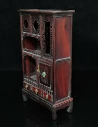 Collect China antique Rosewood Inlay gem Handmade Exquisite ...