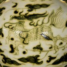 collectable Chinese Hand Painting Underglaze Red Porcelain Deer vase | eBay