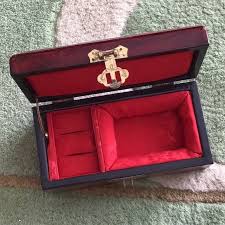 San You | Storage & Organization | Lacquer Cork Scene Jewelry Box | Poshmark
