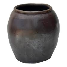 Antique Chinese Ceramic Storage Jar | Chairish